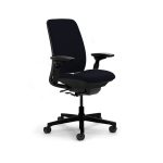 Black ergonomic work chair
